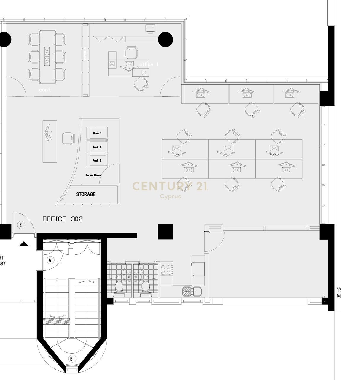 176m2 Office in Limassol, Cyprus No. 53732