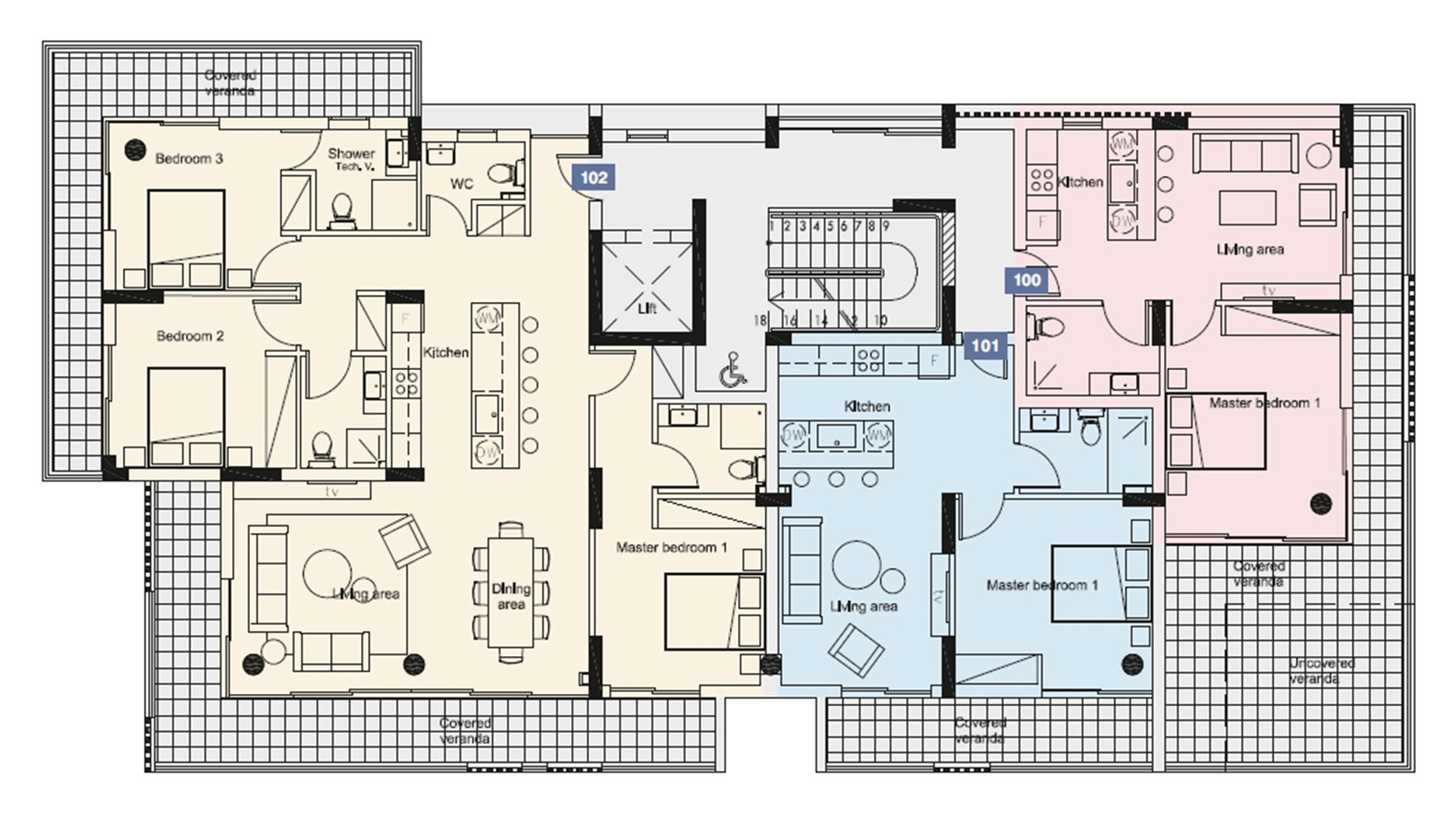 3 bedrooms Apartment in Onero Residences Paphos, Cyprus No. 4491
