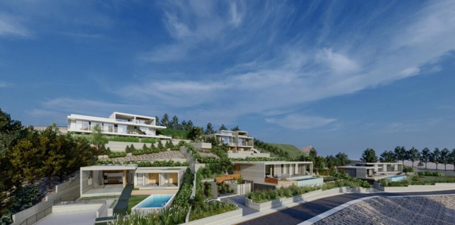 Вилла с 4 спальнями в Пафос, № 38913