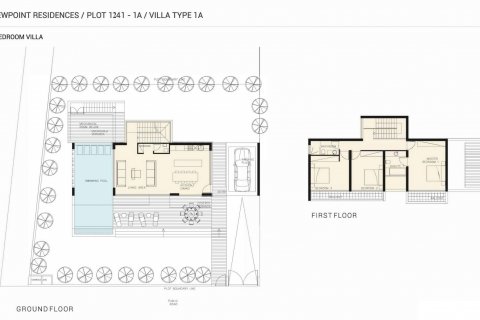 Villa floor plan «3BR-7», 3 bedrooms in Viewpoint Hills