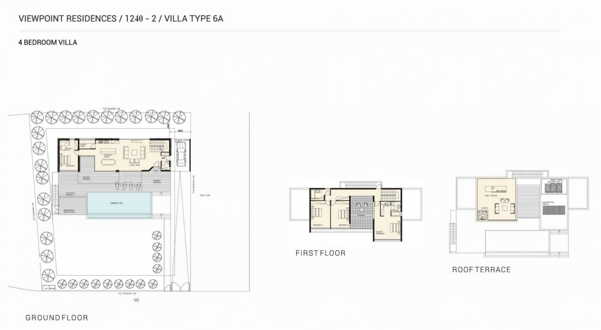 4 dormitorios Villa en Viewpoint Hills Pegeia, Paphos, Chipre No. 9143