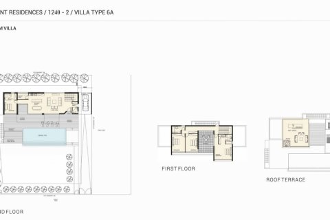 Villa floor plan «4BR-6», 4 bedrooms in Viewpoint Hills