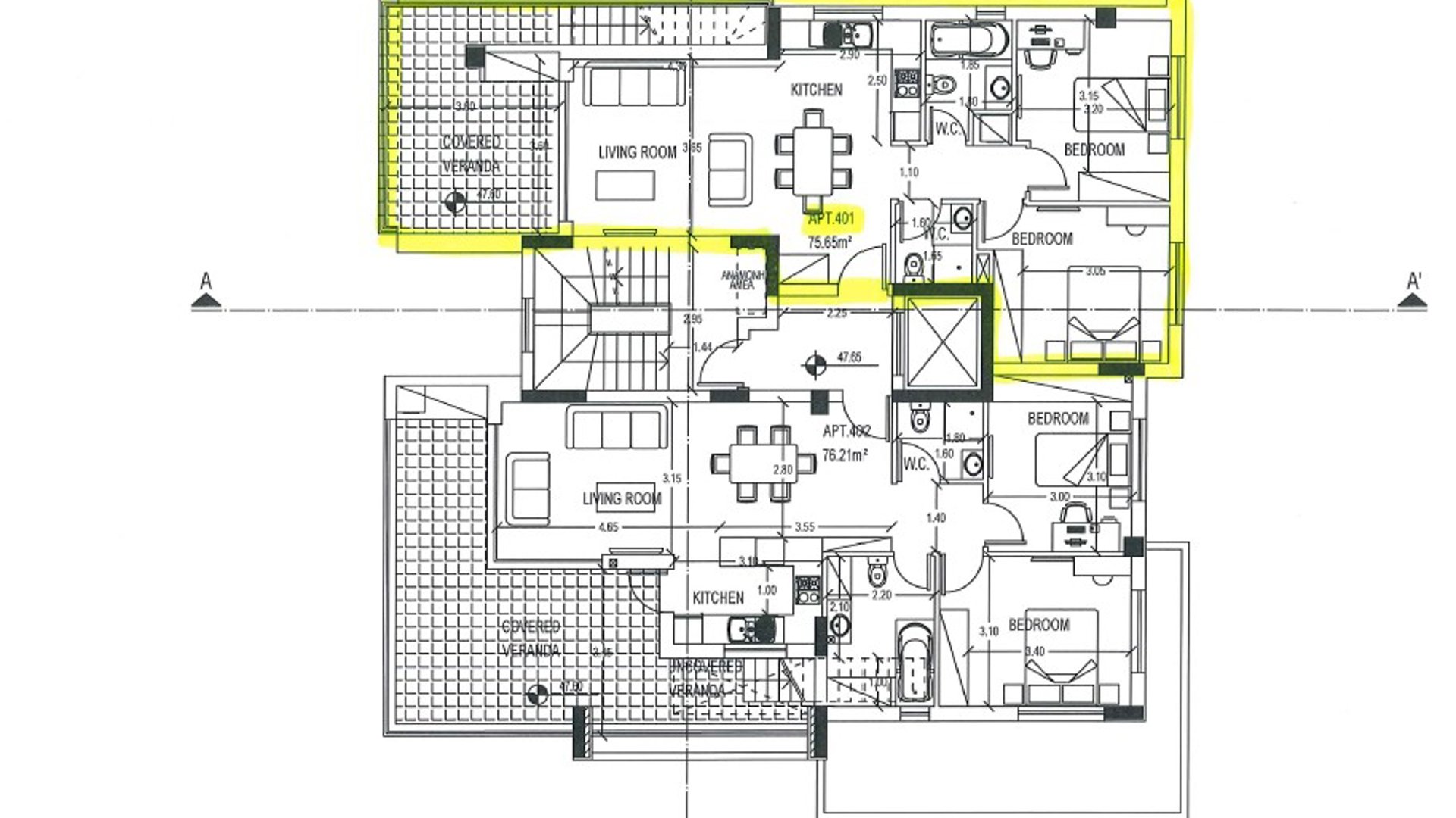 2 bedrooms Penthouse in Agios Ioannis, Limassol, Cyprus No. 29426
