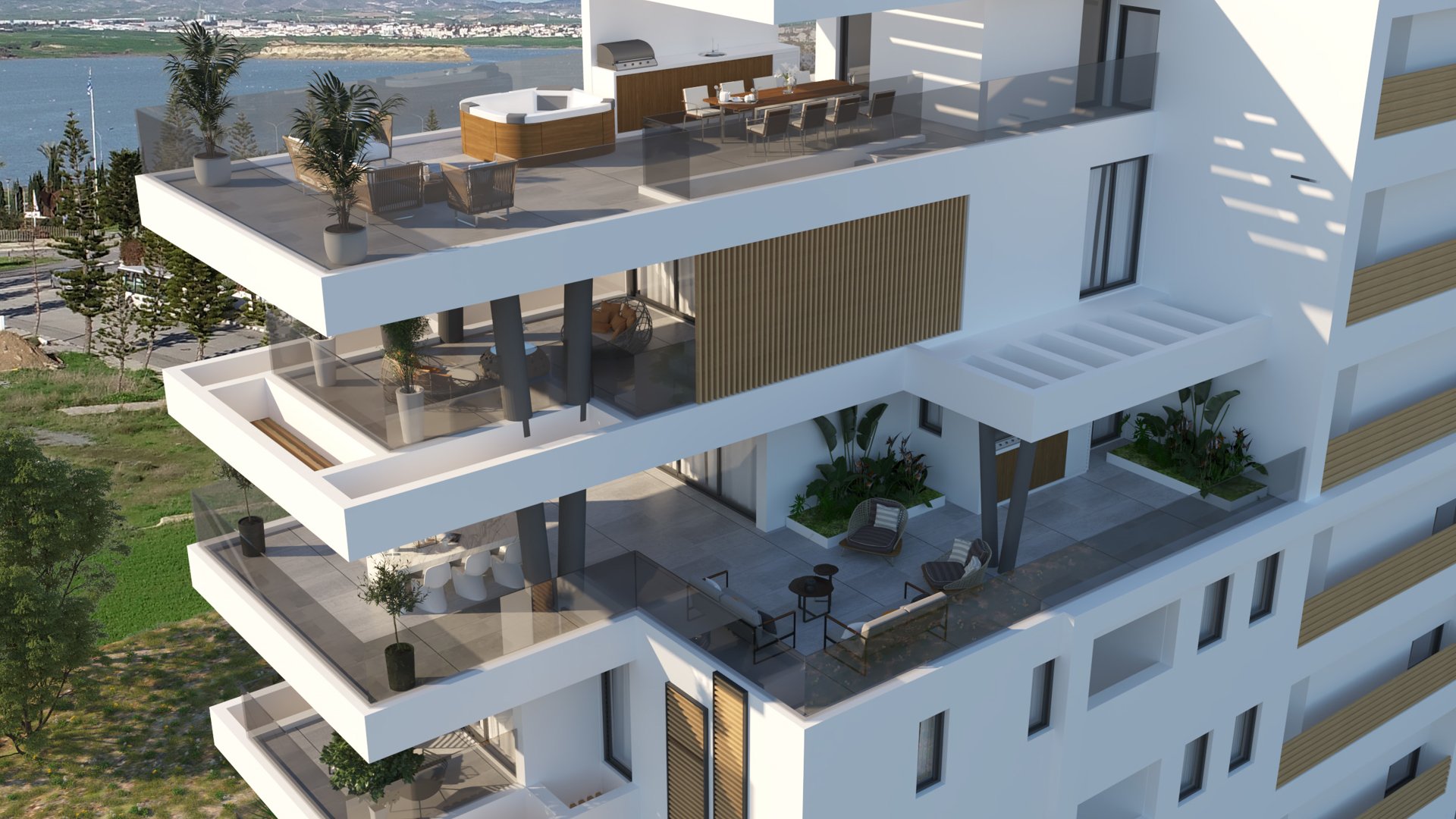 3 bedrooms Penthouse in Larnaca, Larnaka, Cyprus No. 26441