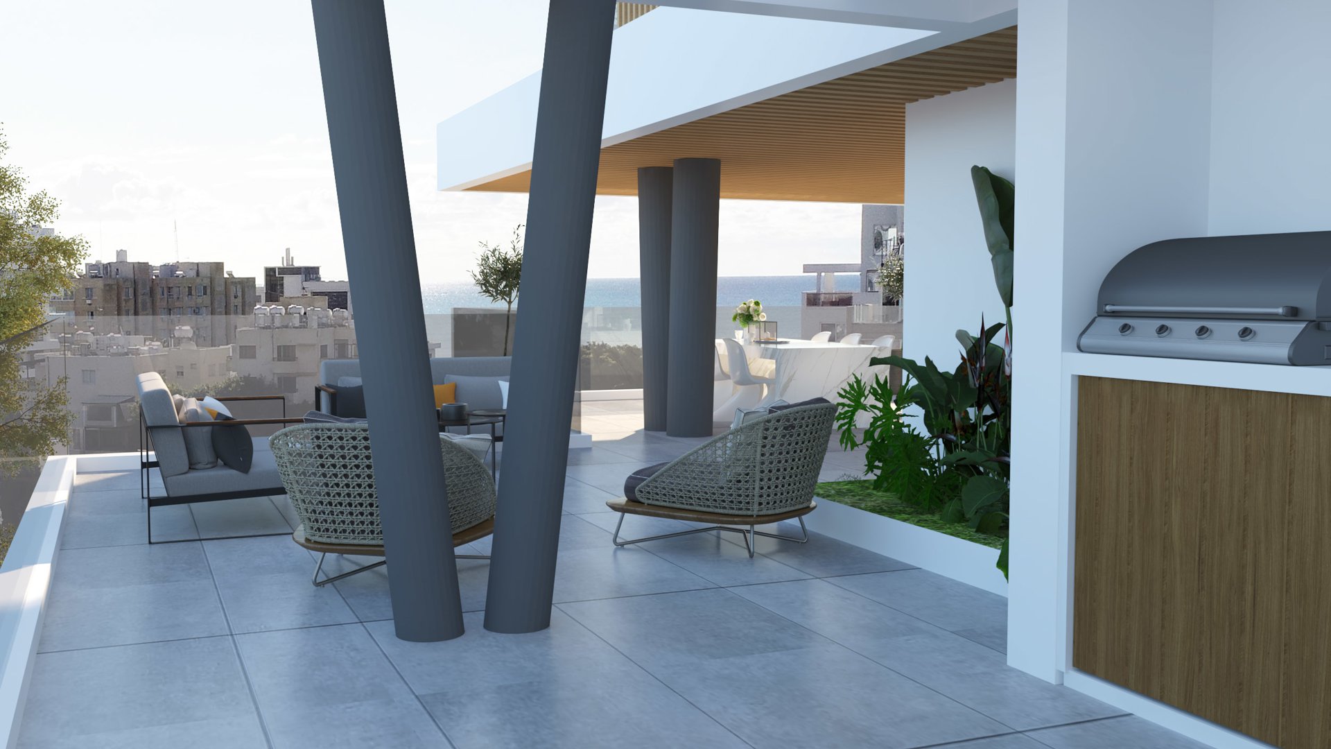 3 bedrooms Penthouse in Larnaca, Larnaka, Cyprus No. 26441