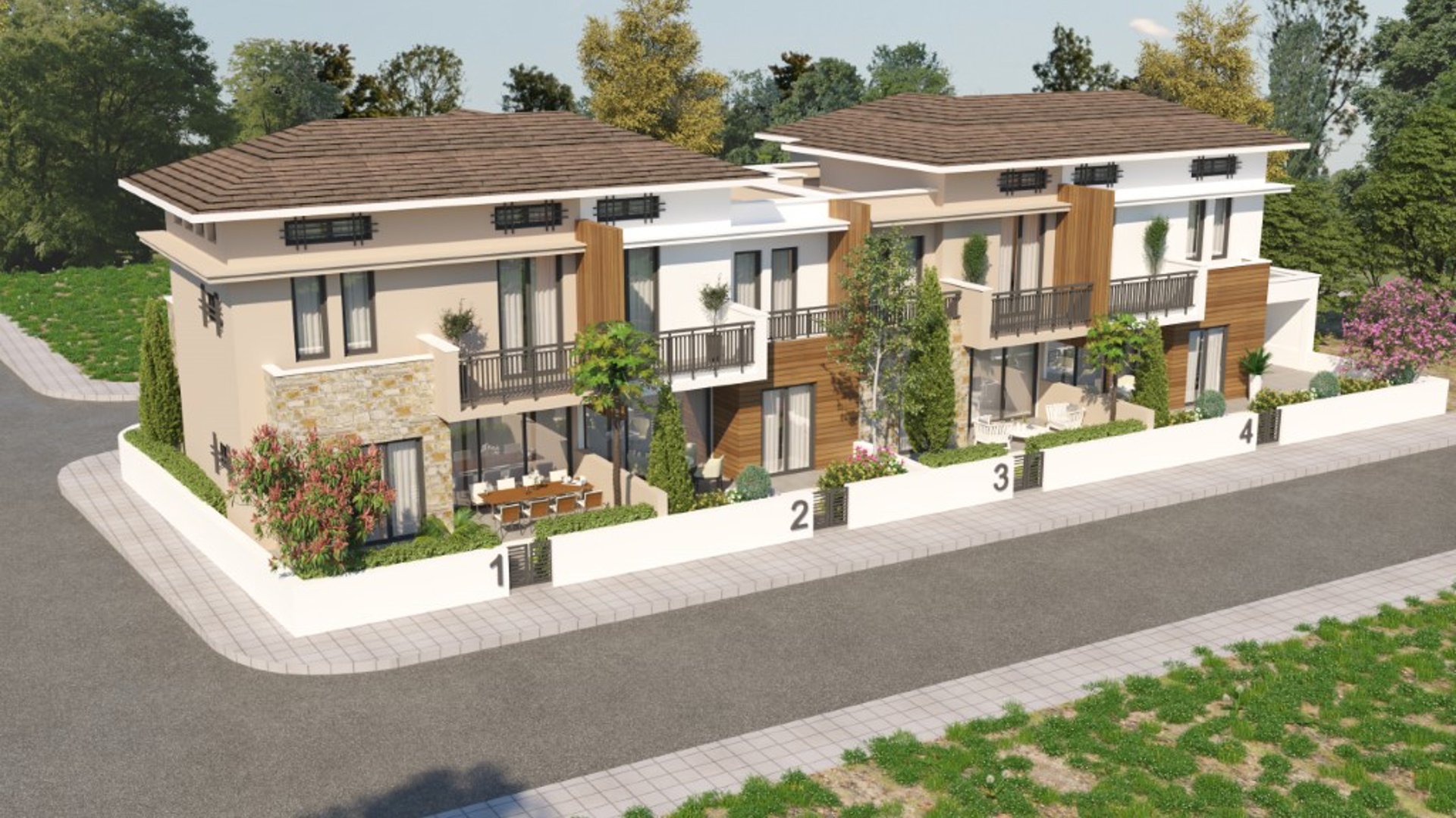 4 chambres Maison de Ville à Tersefanou, Larnaka, Chypre No. 26442