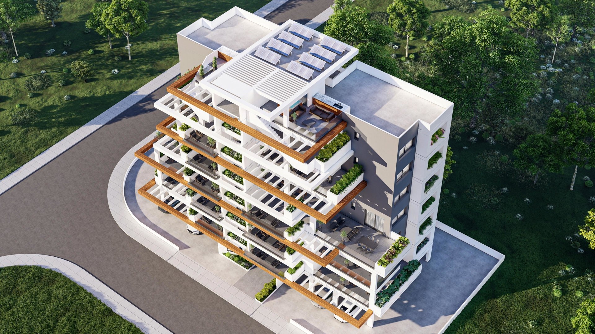 2 chambres Penthouse à Larnaca, Larnaka, Chypre No. 26342