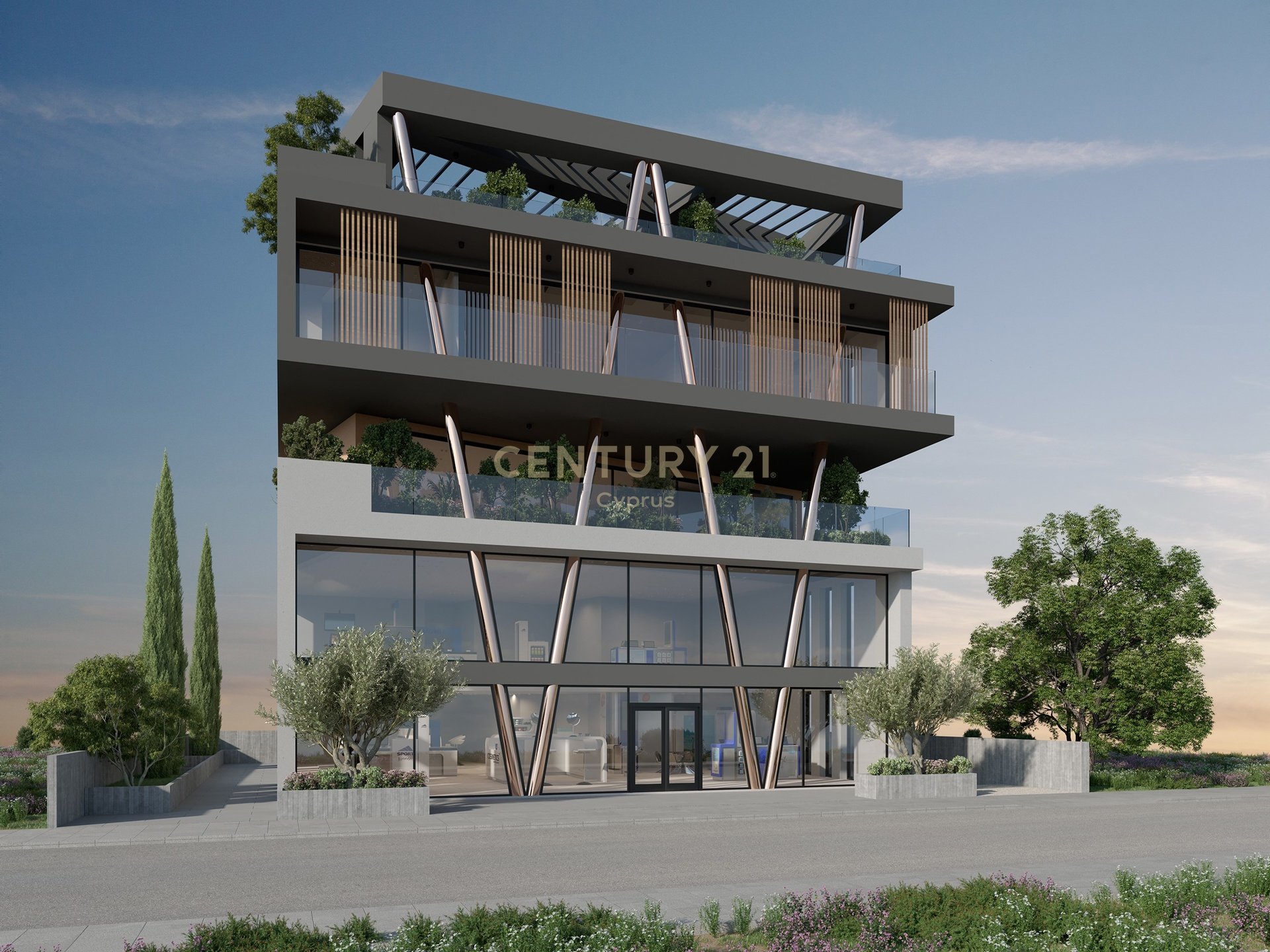 265m2 Oficina en Kato Polemidia, Limassol, Chipre No. 56014