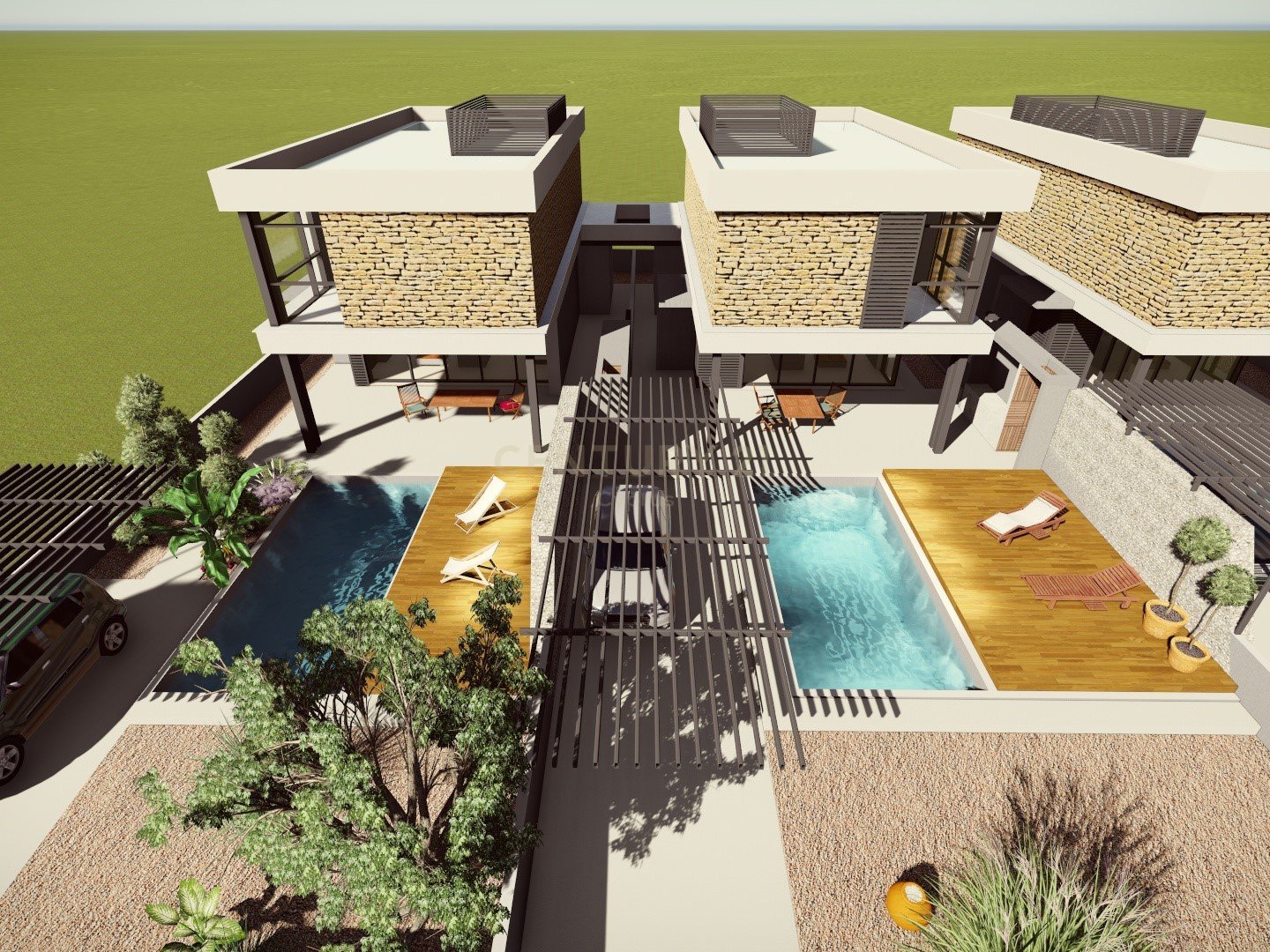 3 dormitorios Villa en Trachoni, Limassol, Chipre No. 34111