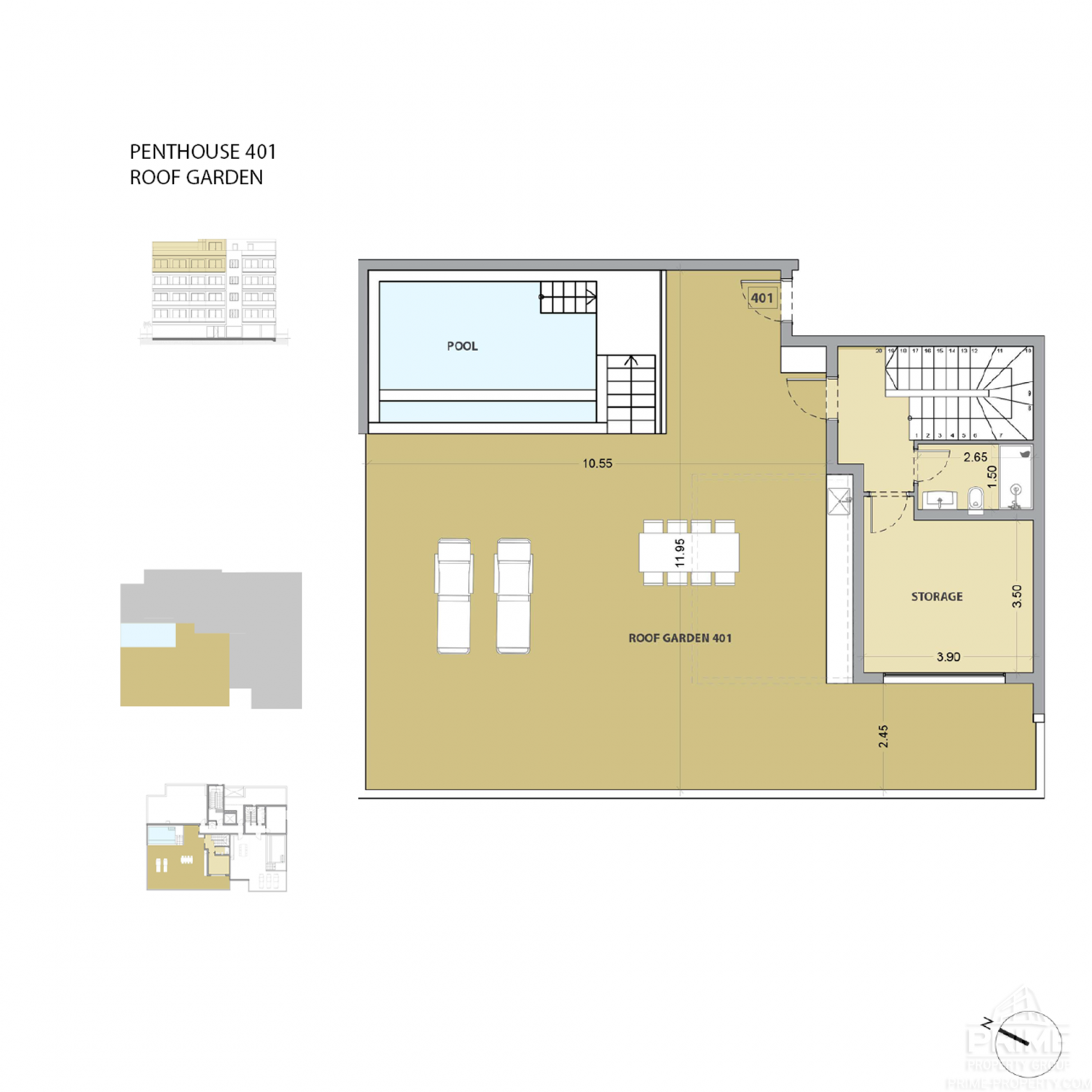 4 bedrooms Penthouse in Potamos tis Germasogeias, Germasogeia, Limassol, Cyprus No. 28946