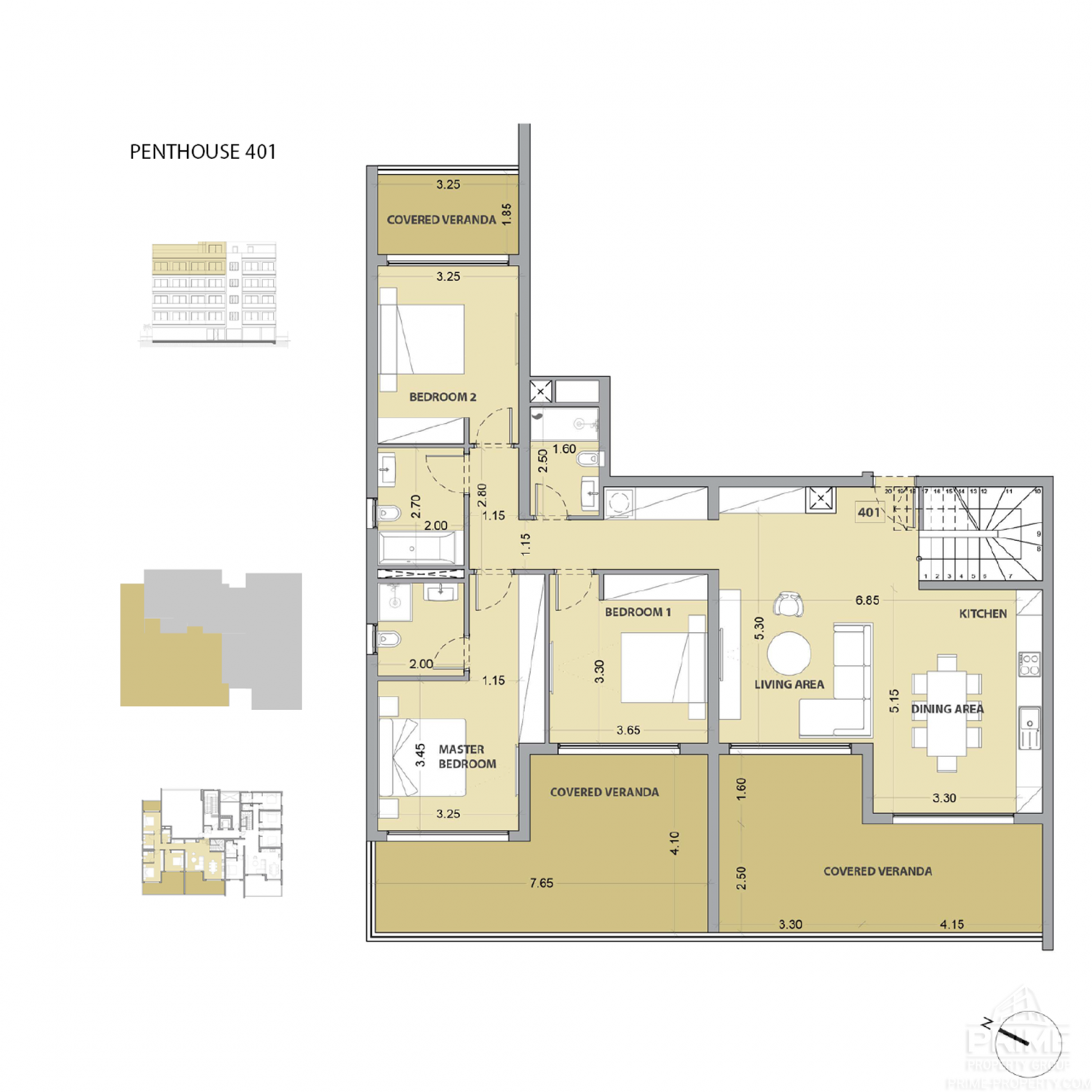 4 bedrooms Penthouse in Potamos tis Germasogeias, Germasogeia, Limassol, Cyprus No. 28946