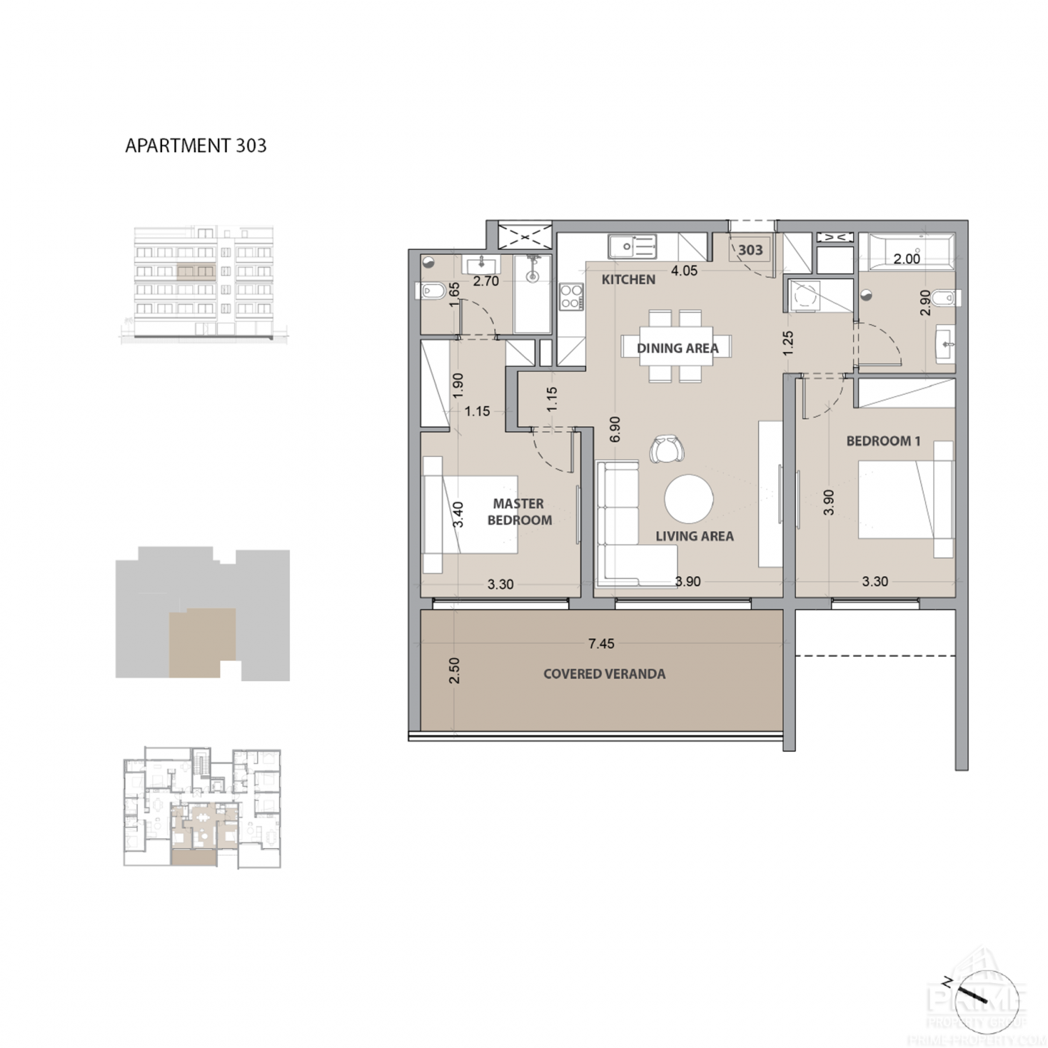 2 chambres Appartement à Potamos tis Germasogeias, Germasogeia, Limassol, Chypre No. 28944