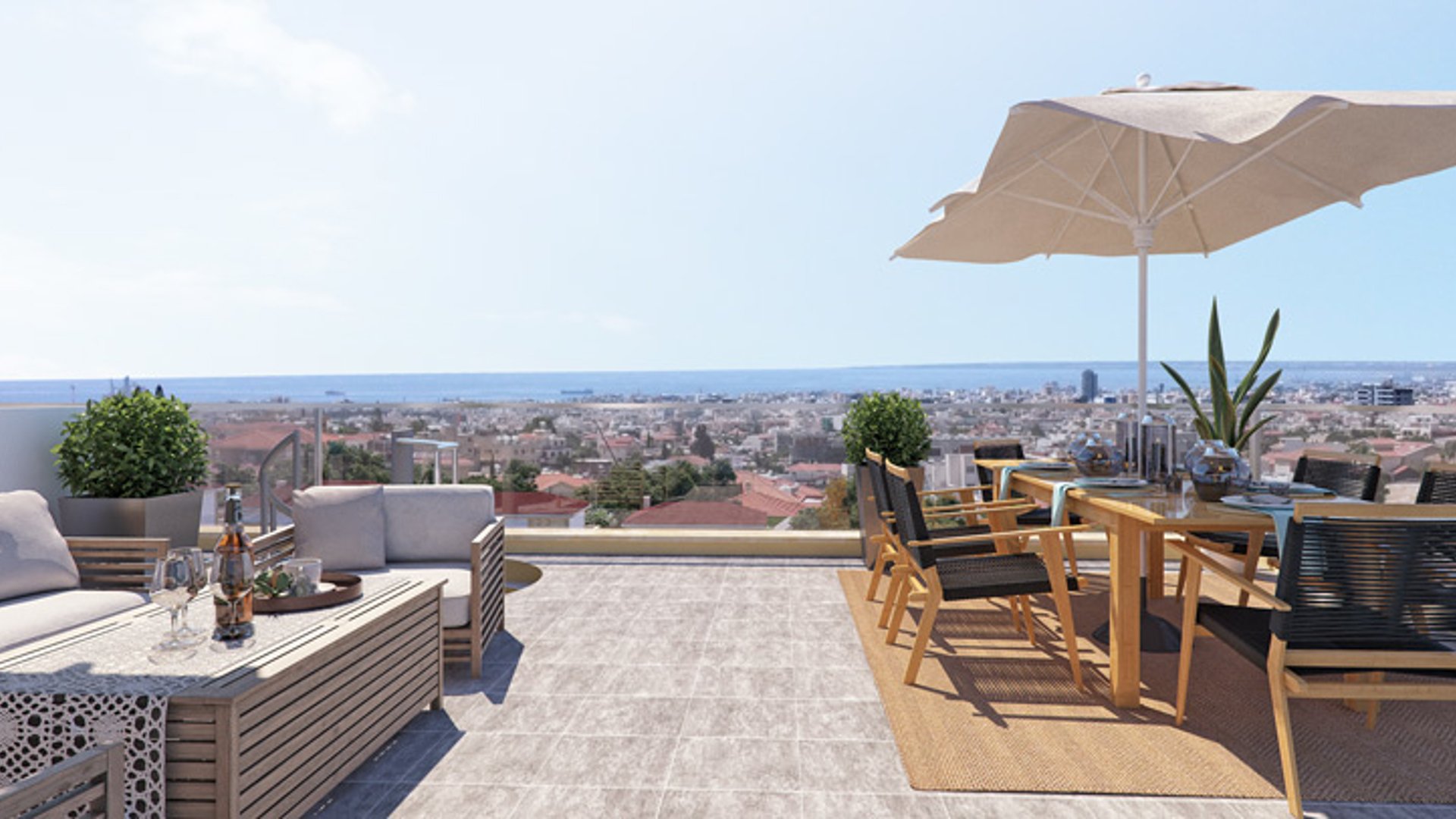 2 bedrooms Penthouse in Mesa Geitonia, Limassol, Cyprus No. 26283