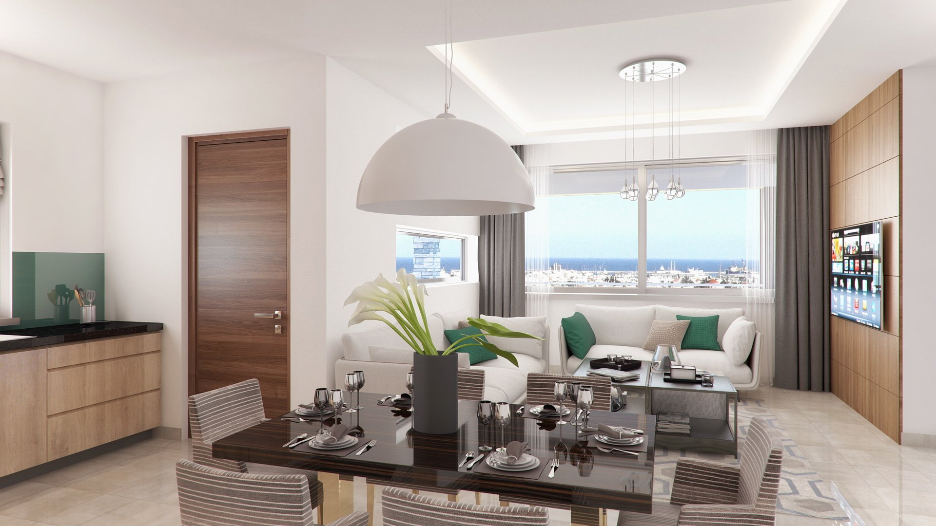 2 bedrooms Penthouse in Kato Polemidia, Limassol, Cyprus No. 26285