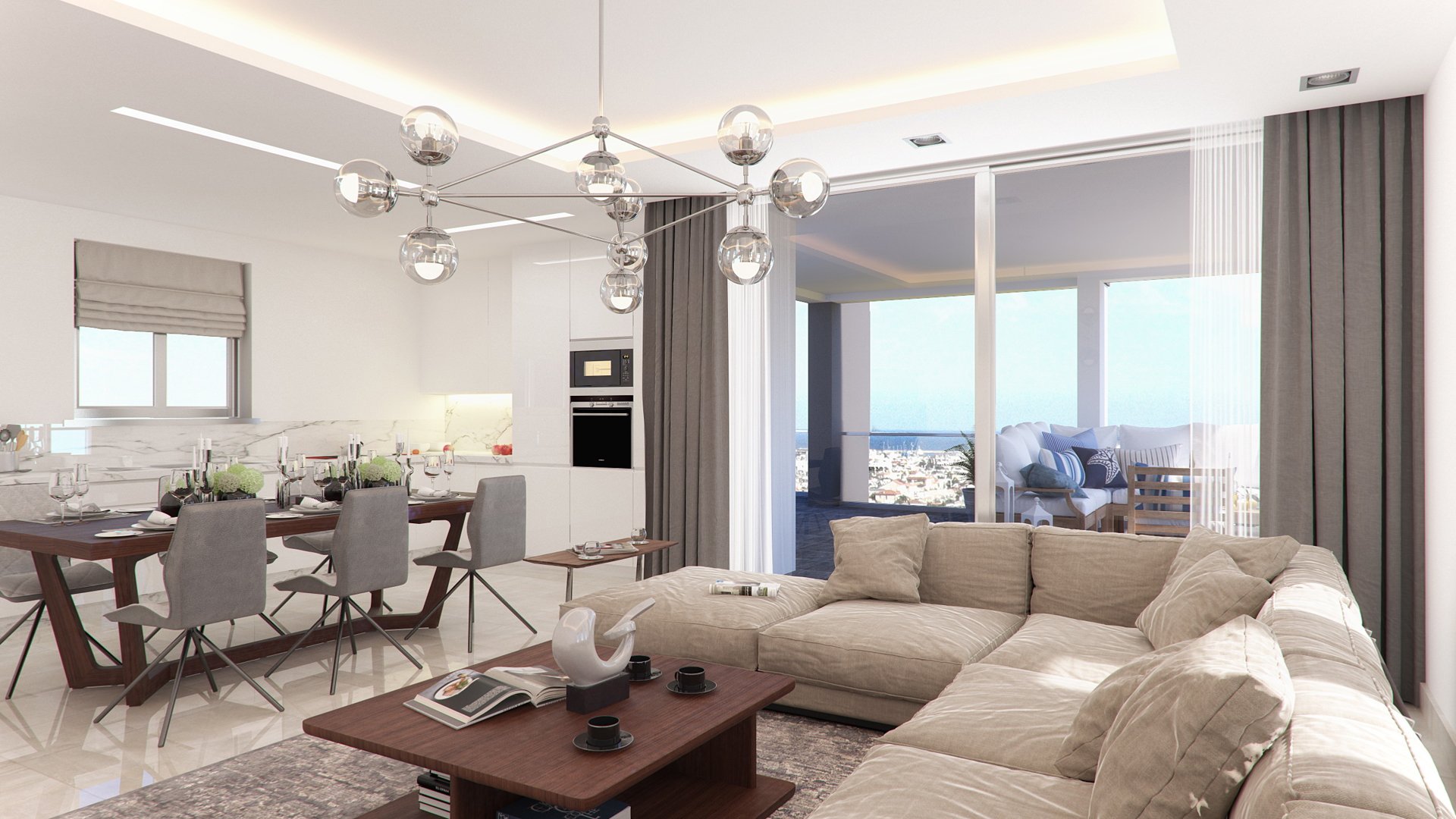 2 bedrooms Penthouse in Kato Polemidia, Limassol, Cyprus No. 26285