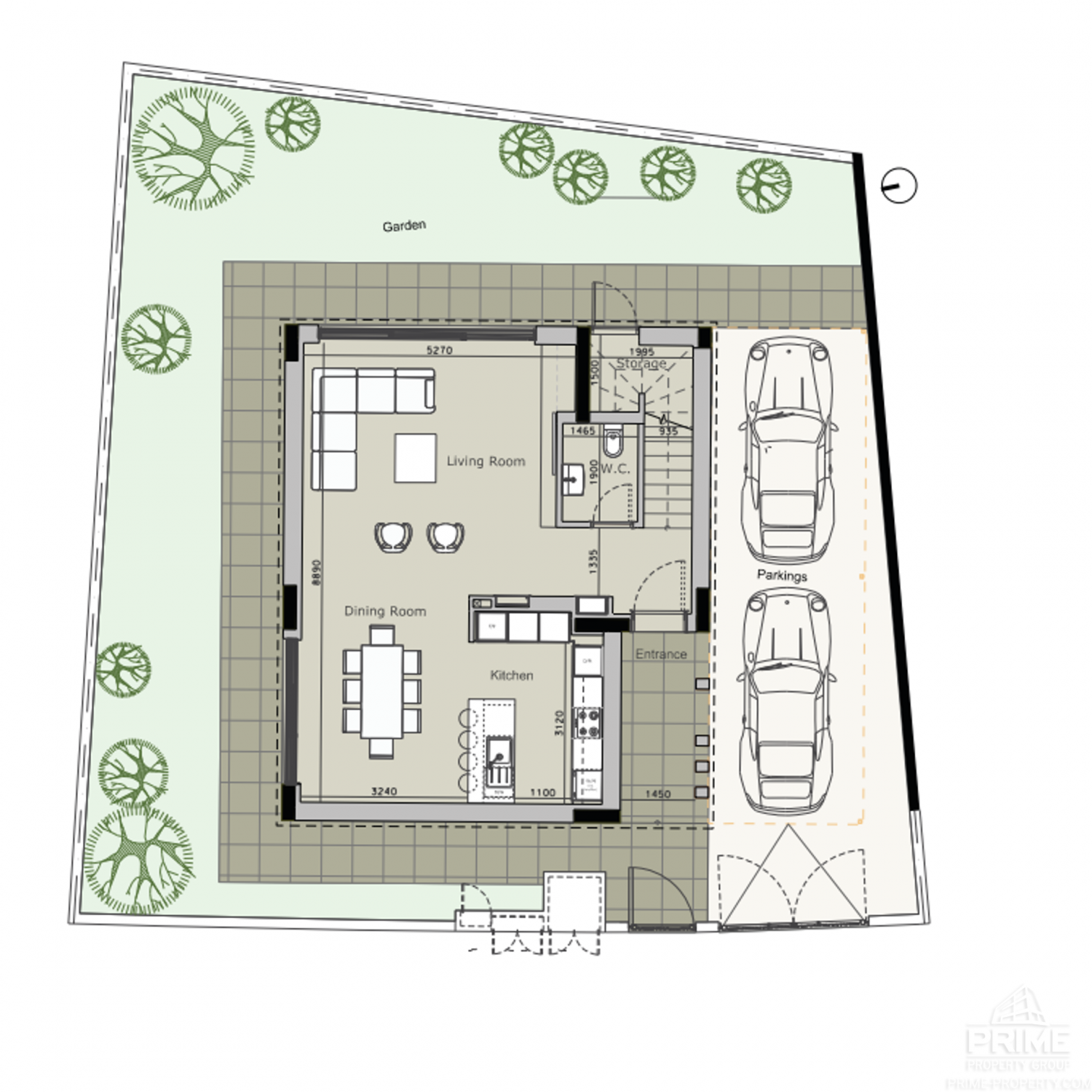 4 chambres Villa à Oroklini, Larnaka, Chypre No. 26716