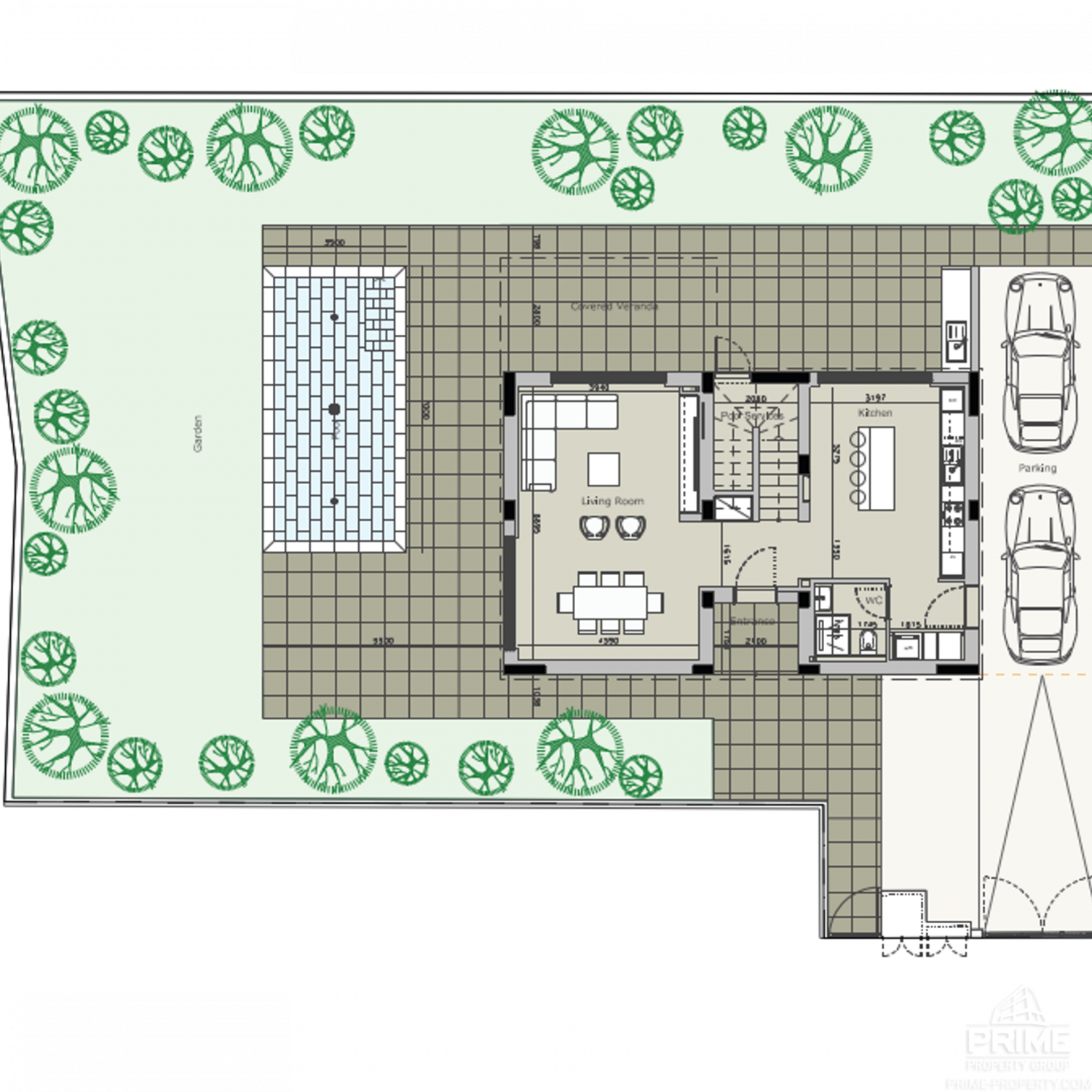 5 chambres Villa à Oroklini, Larnaka, Chypre No. 26722