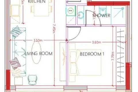 1 dormitorio Apartamento en Agios Athanasios, Limassol, No. 39307 8