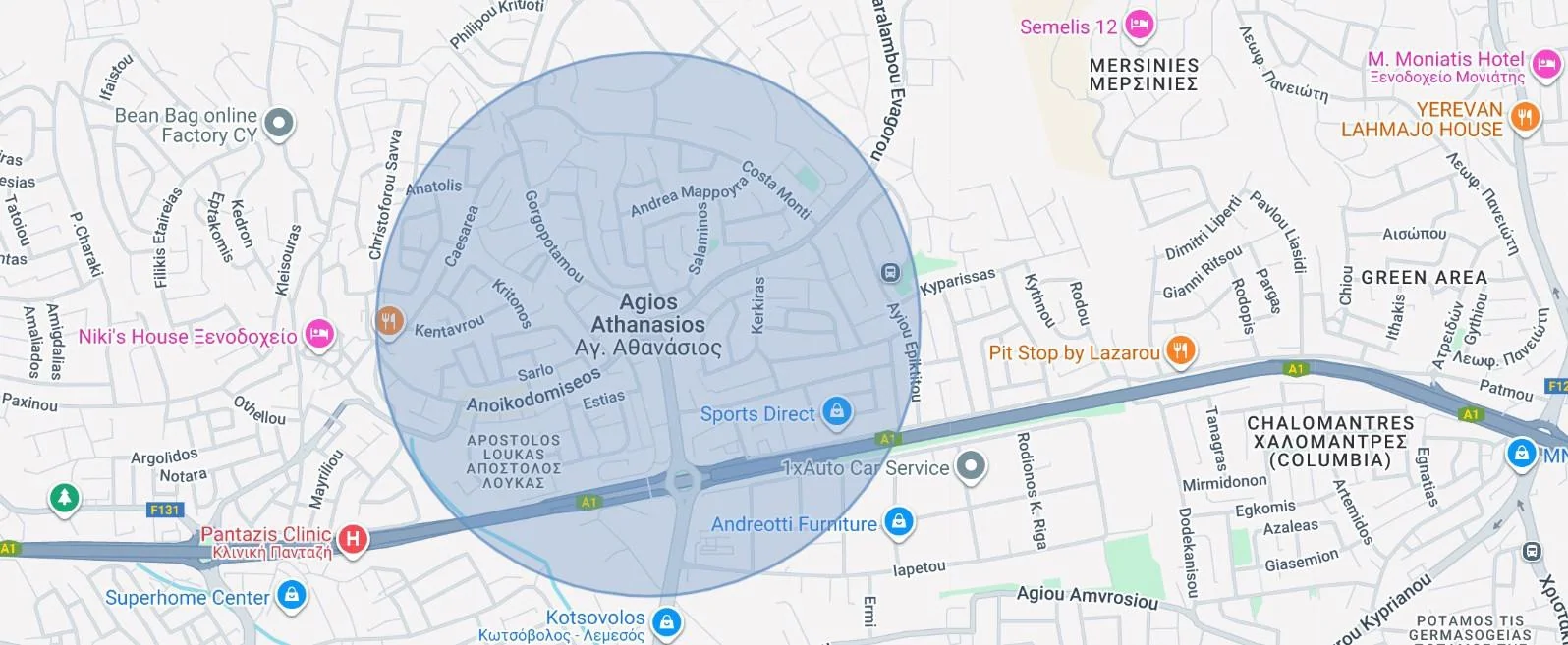 1 chambre Appartement à Agios Athanasios, Limassol, Chypre No. 39307