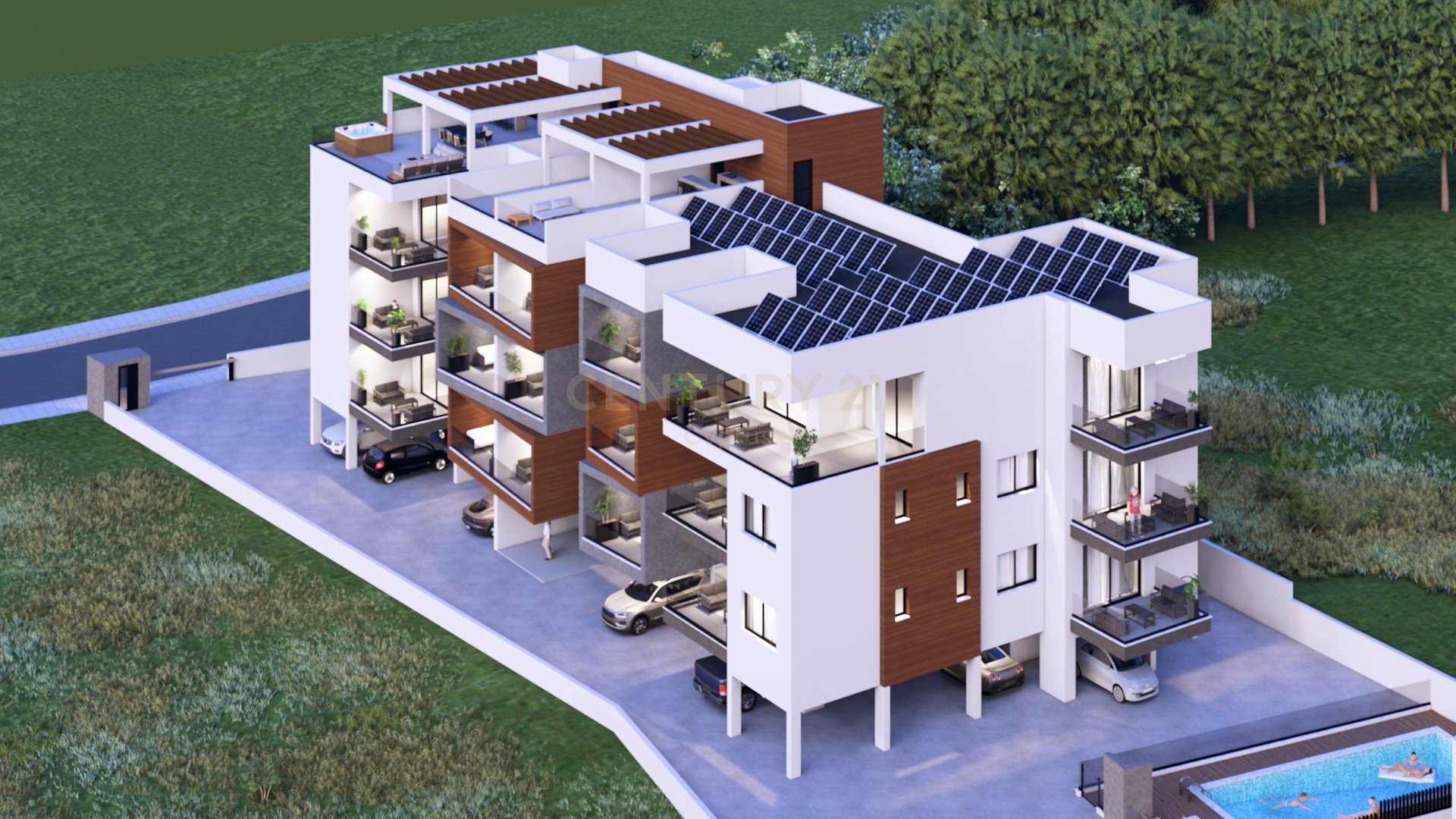 Квартира с 2 спальнями в Агиос Афанасиос, Лимасол, Кипр № 55091