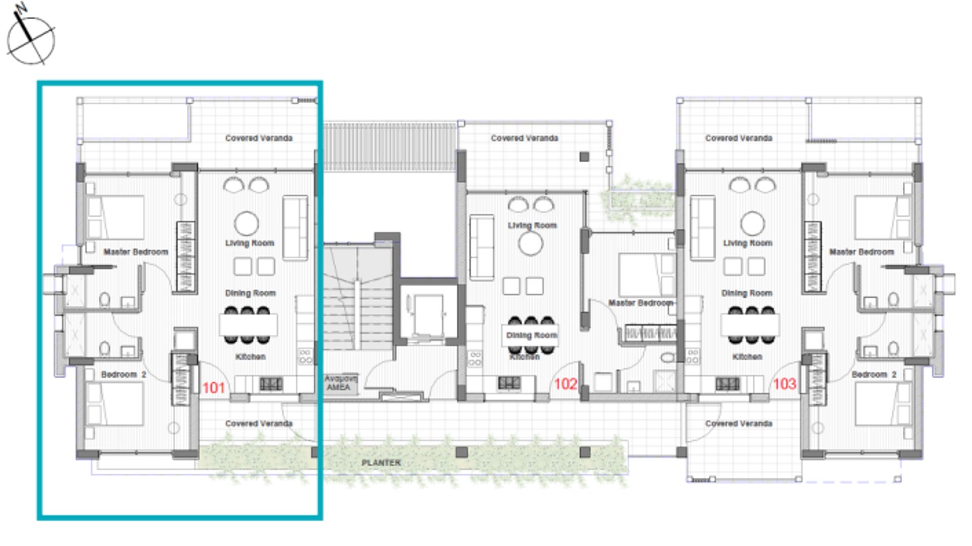 2 chambres Appartement à Paralimni, Ammochostos, Chypre No. 28323