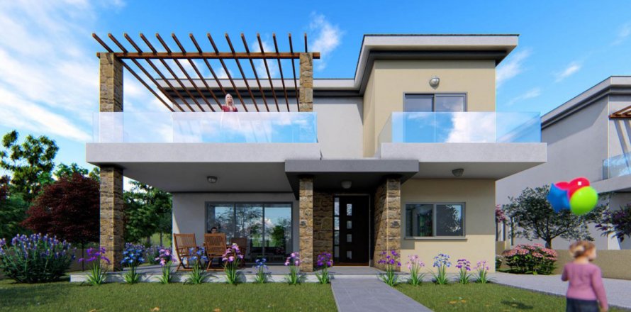 Вилла с 3 спальнями в Пафос,  № 38589