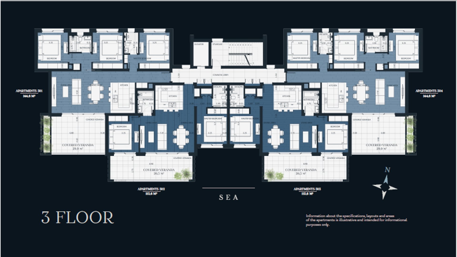 3 bedrooms Penthouse in Potamos tis Germasogeias, Germasogeia, Limassol, Cyprus No. 28633