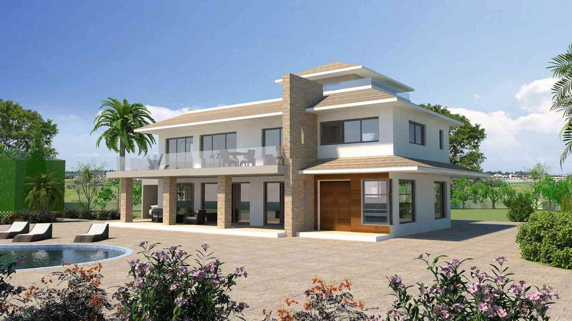 BEACH FRONT ORMEDIA VILLAS en Larnaca, Larnaka, Chipre No. 5790