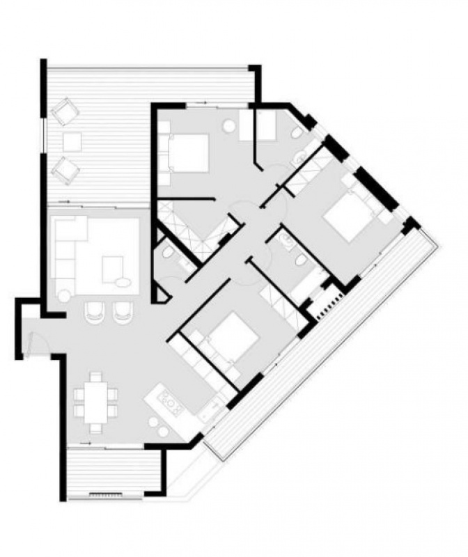 3 dormitorios Apartamento en Limassol, Chipre No. 22055