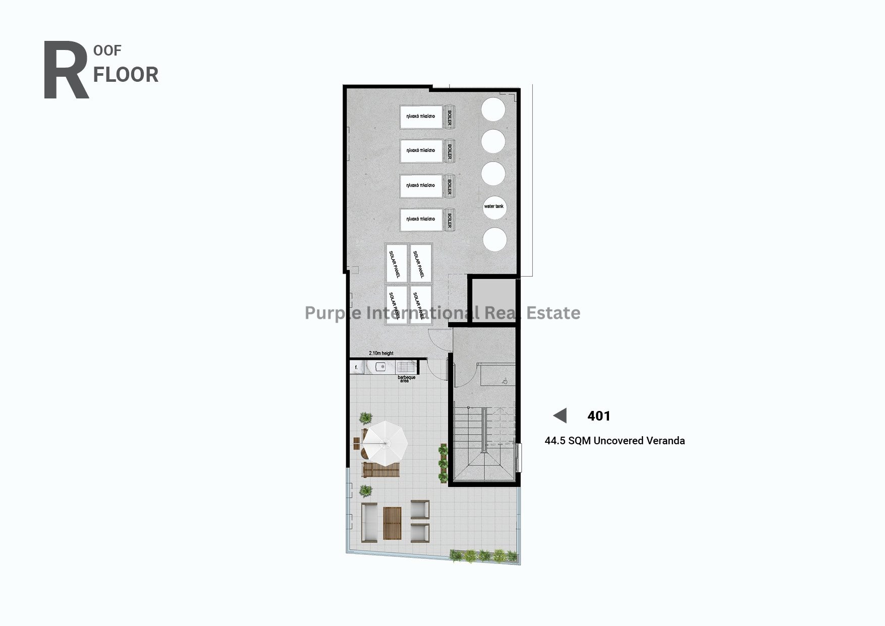 Квартира с 3 спальнями в Ларнака, Кипр № 35110