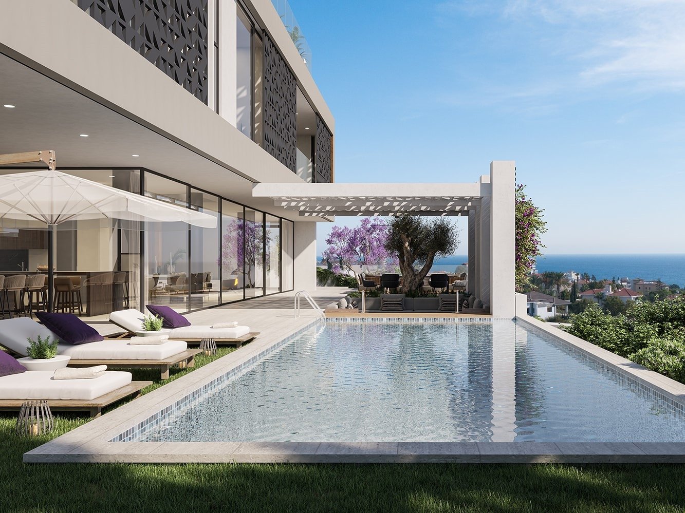 4 dormitorios Villa en Agios Tychonas, Limassol, Chipre No. 55833