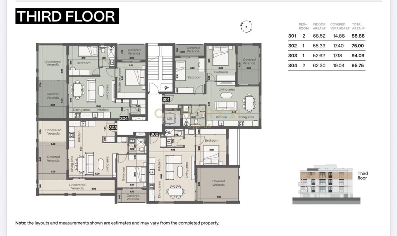 2 bedrooms Apartment in Mesa Geitonia, Limassol, Cyprus No. 57143