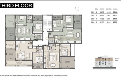 2 chambres Appartement à Mesa Geitonia, Limassol,  No. 57143 6