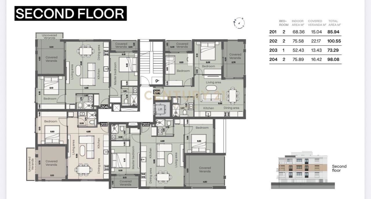 2 bedrooms Apartment in Mesa Geitonia, Limassol, Cyprus No. 57144