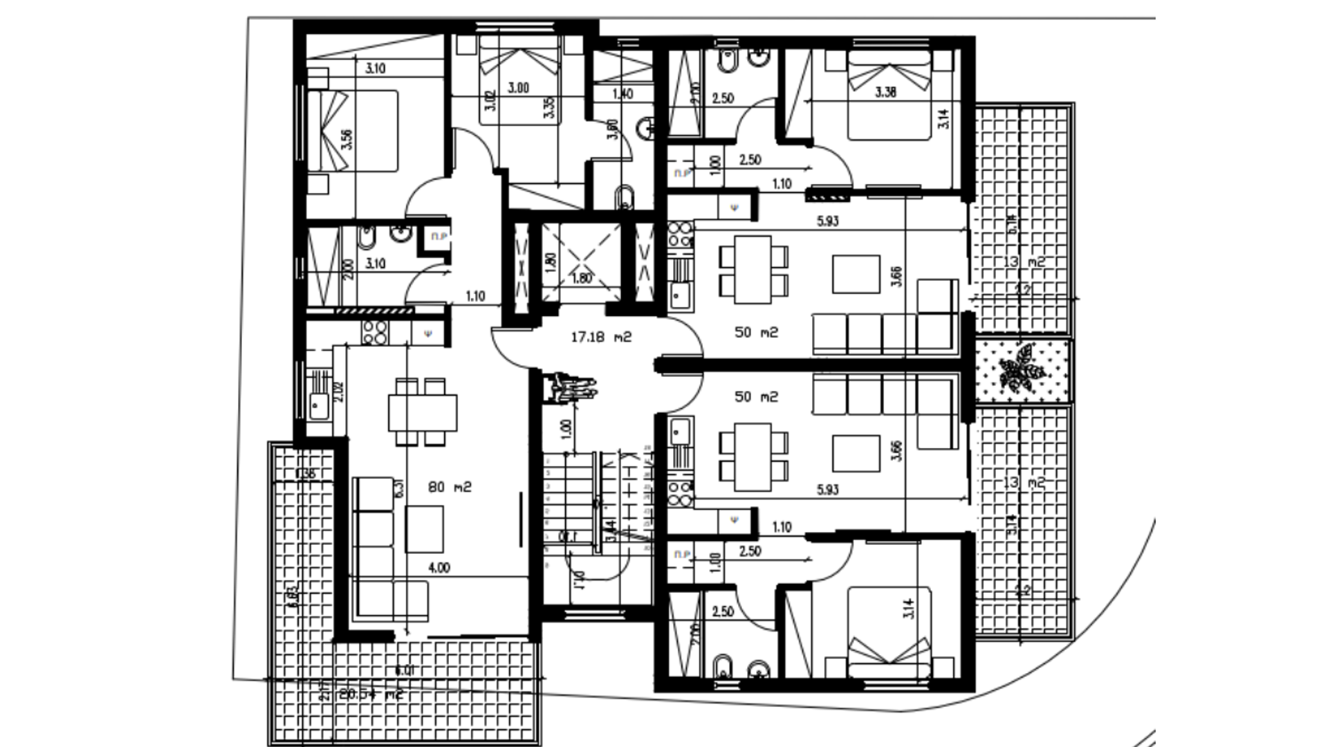 1 chambre Appartement à Livadia, Larnaka, Chypre No. 31064