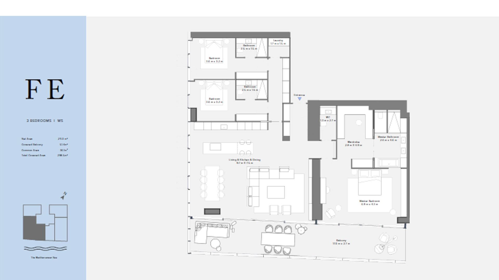 3 chambres Appartement à Mouttagiaka, Limassol, Chypre No. 28742