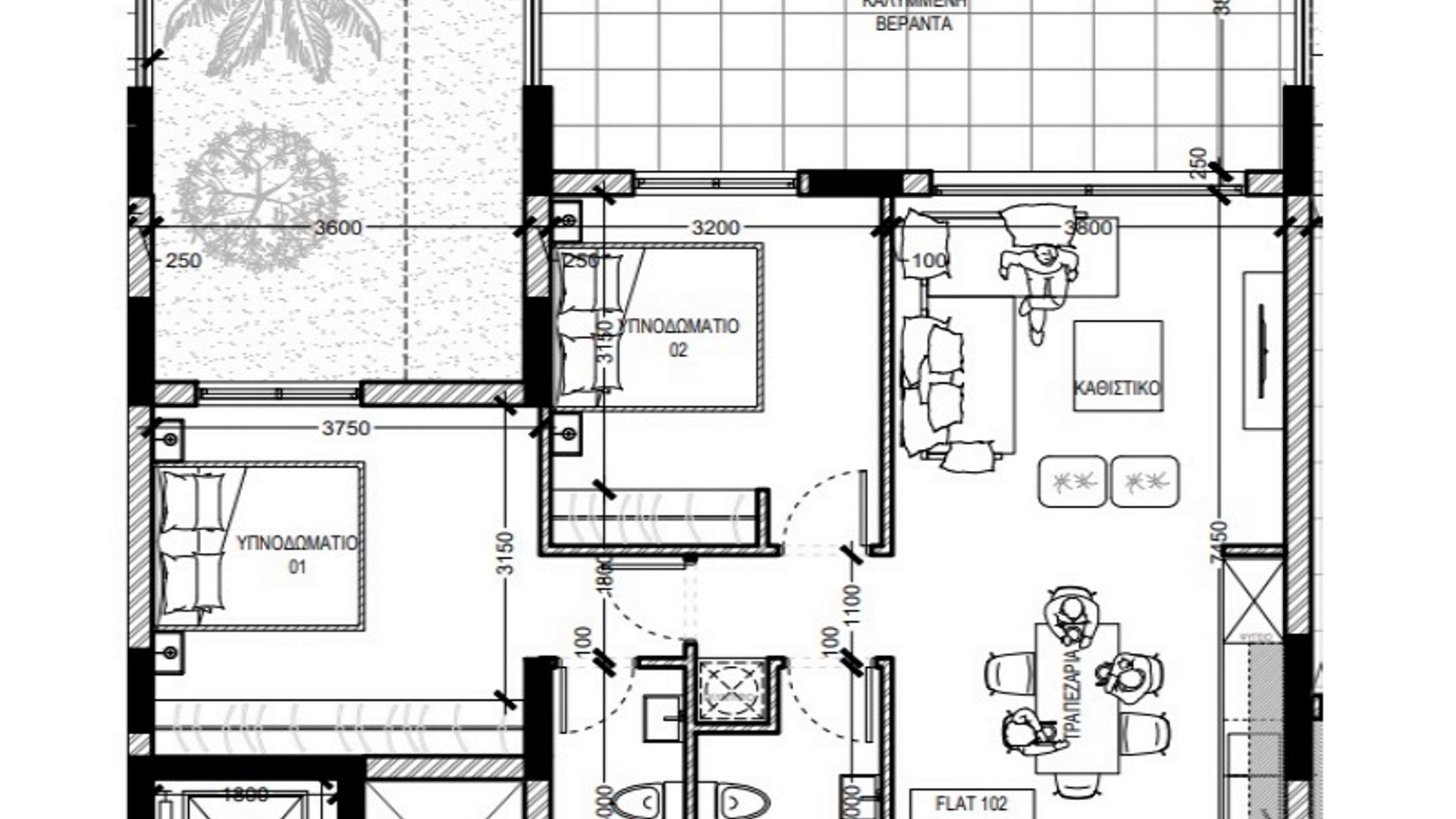 2 chambres Appartement à Aradippou, Larnaka, Chypre No. 27008