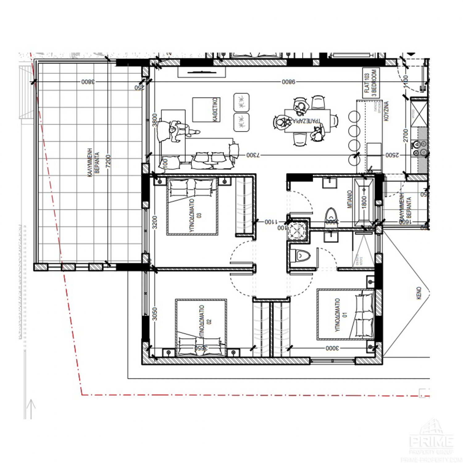 2 chambres Appartement à Aradippou, Larnaka, Chypre No. 27009