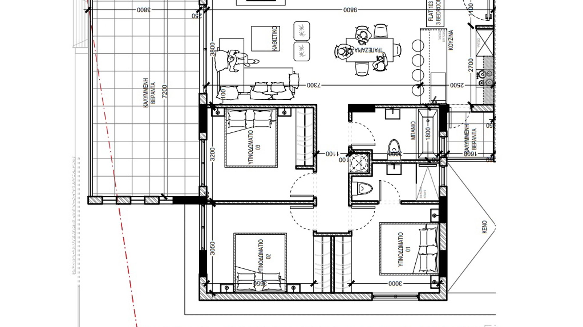 2 chambres Appartement à Aradippou, Larnaka, Chypre No. 27009