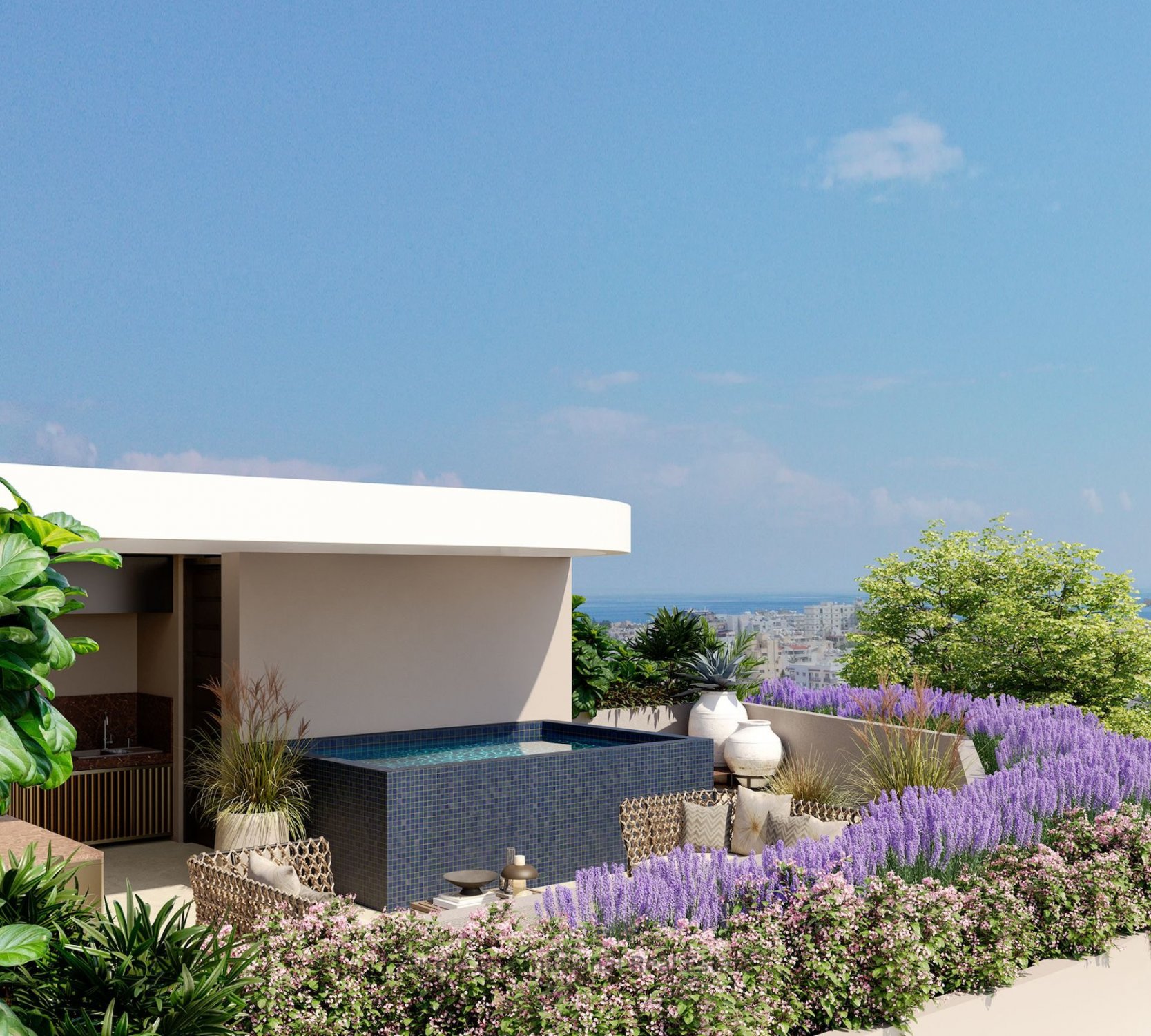 Квартира с 3 спальнями в Лимассол, Лимасол, Кипр № 35844