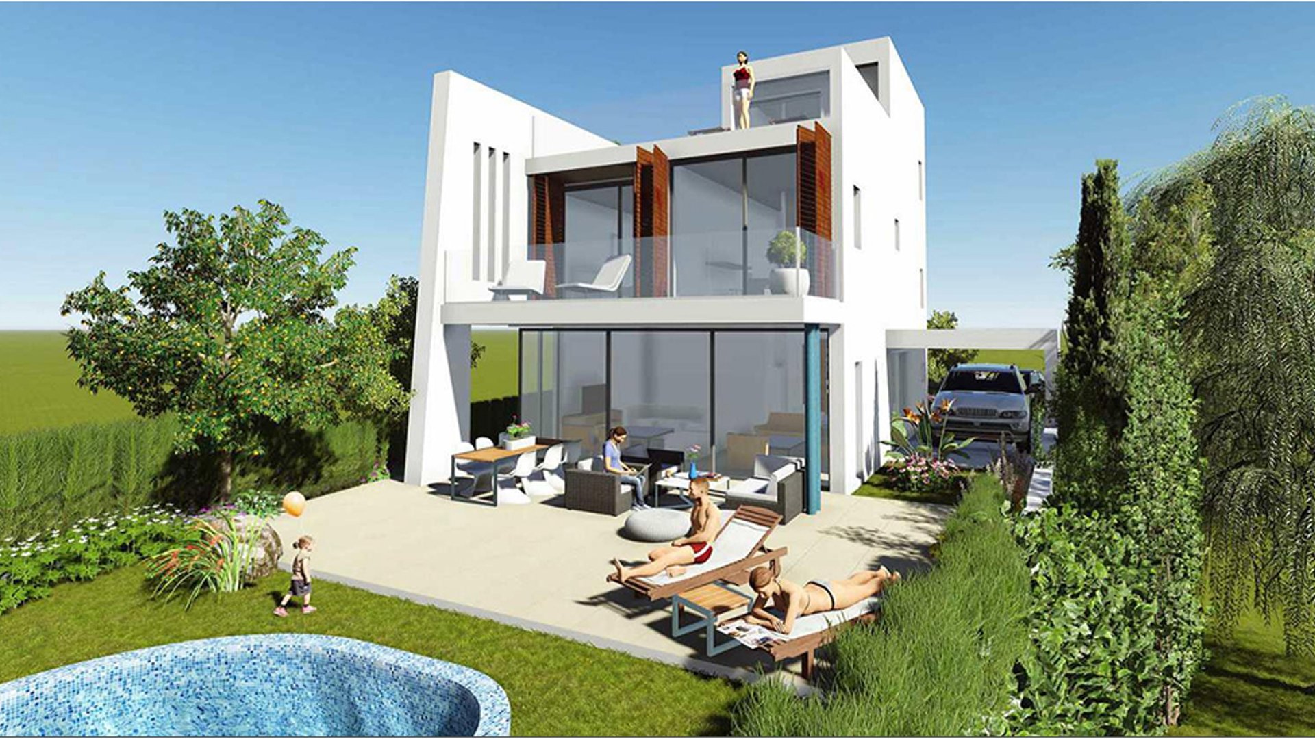 4 bedrooms Villa in Chloraka, Paphos, Cyprus No. 25764