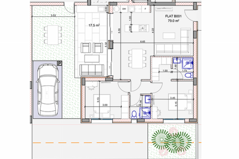 2 chambres Appartement à Livadia, Larnaka, Chypre No. 32104