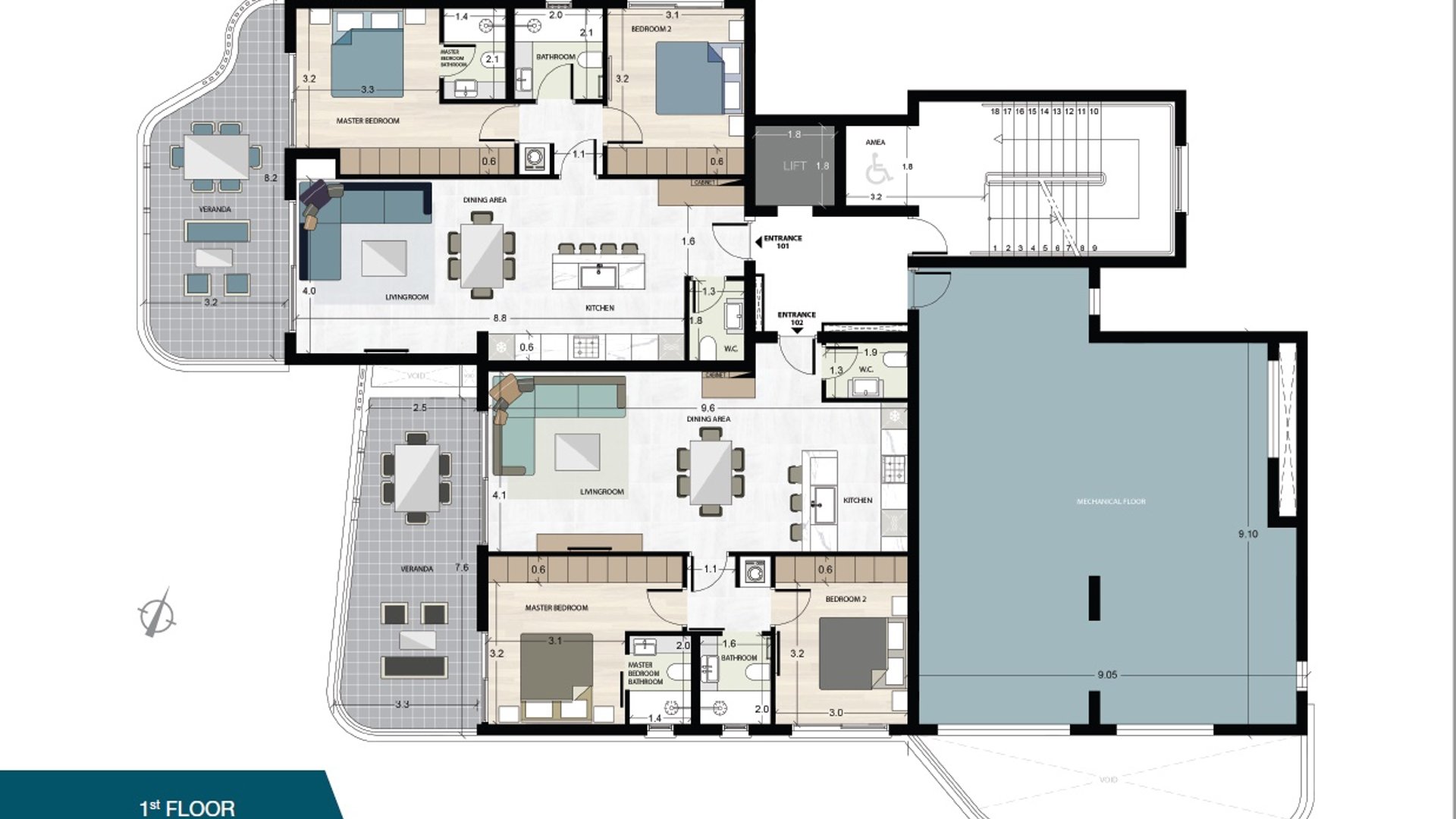 2 chambres Appartement à Agios Athanasios, Limassol, Chypre No. 28602