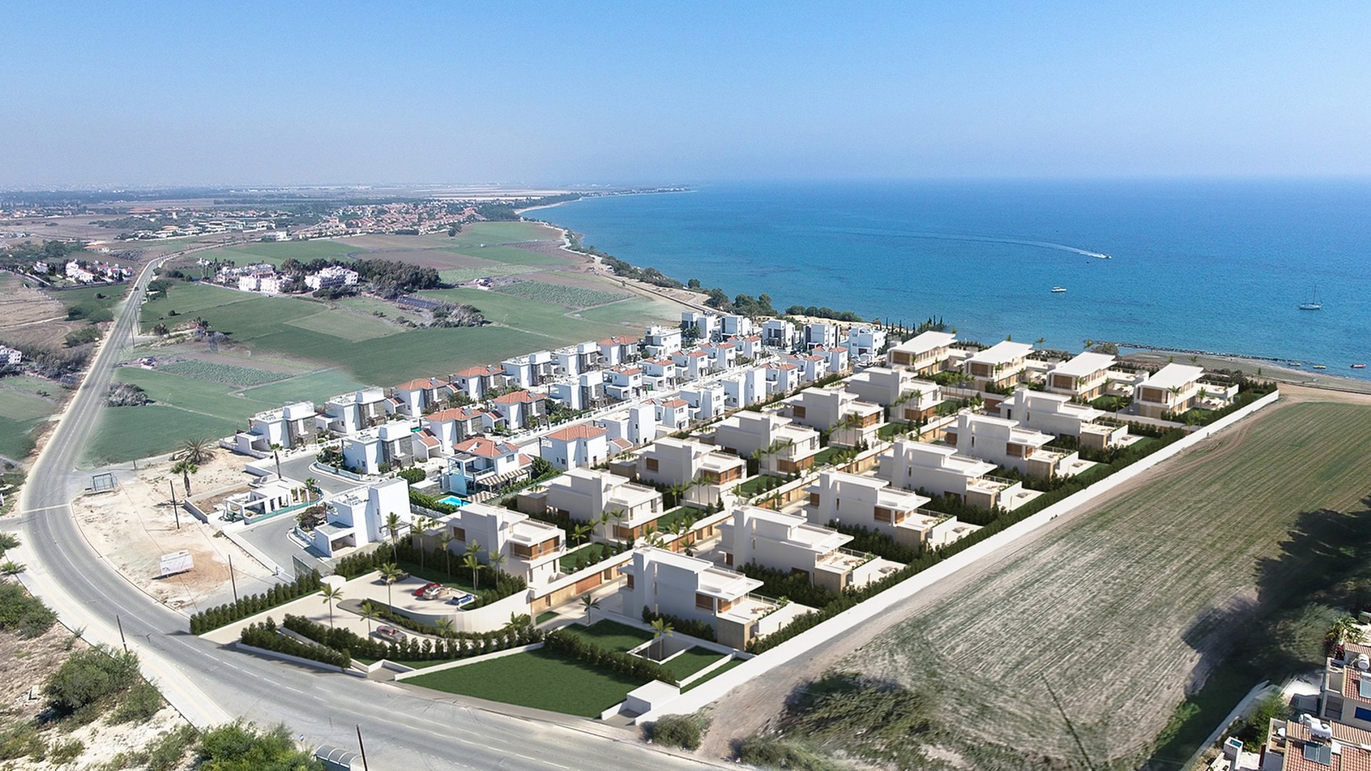 4 chambres Villa à Pervolia, Larnaka, Chypre No. 28399