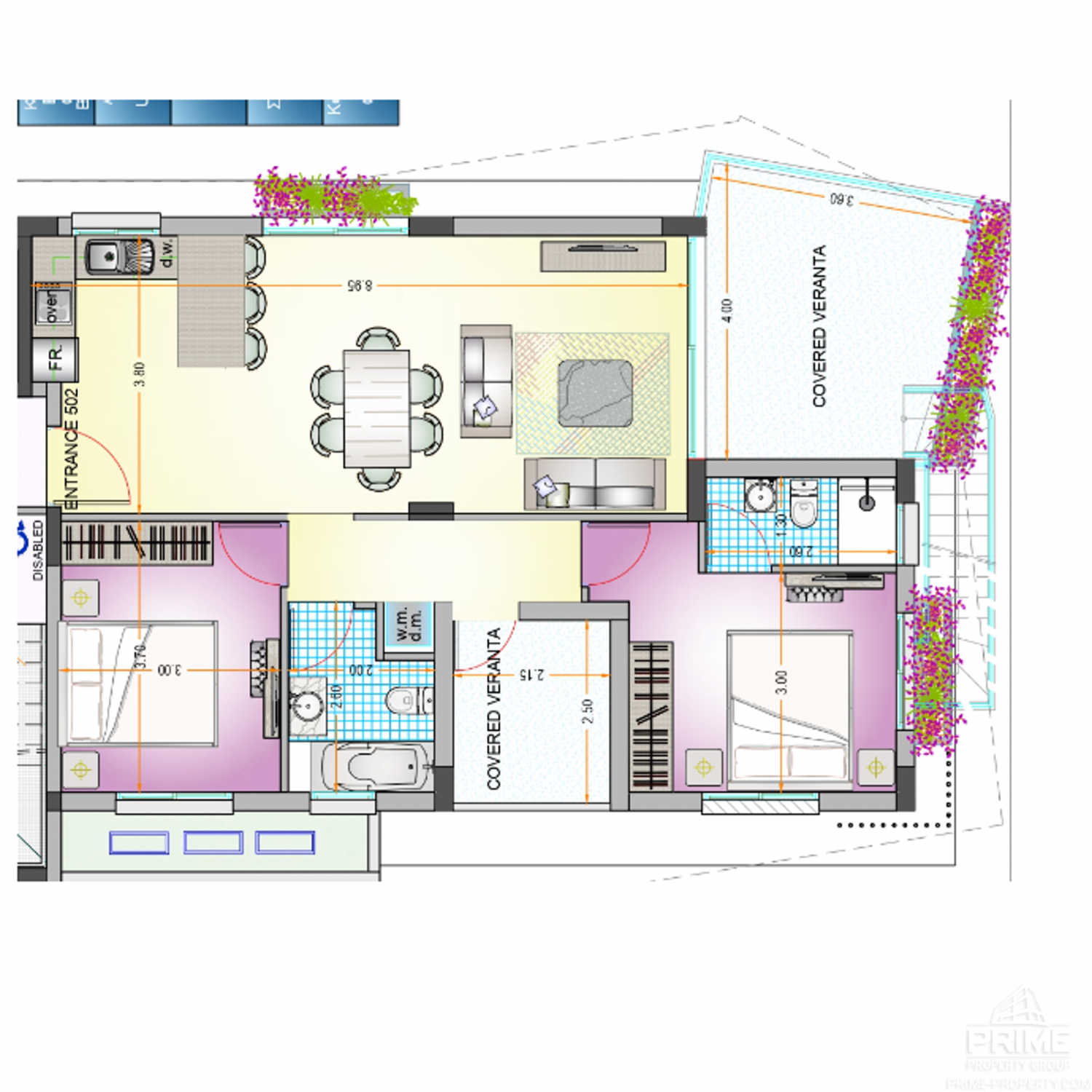 3 bedrooms Penthouse in Larnaca, Larnaka, Cyprus No. 26972