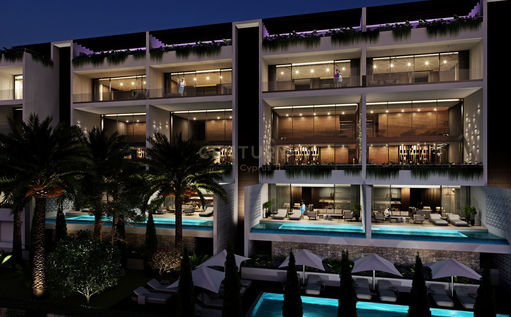 2 dormitorios Apartamento en Germasogeia, Limassol, Chipre No. 35410