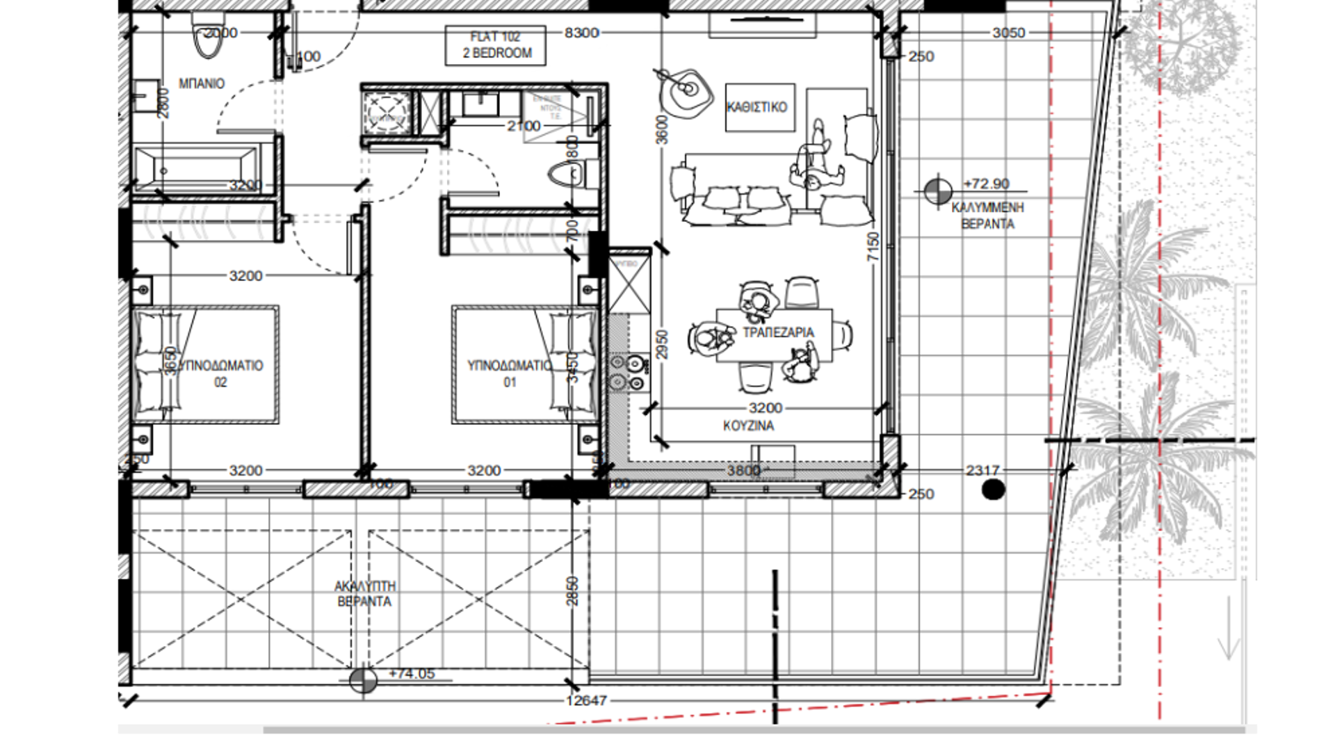 2 chambres Appartement à Aradippou, Larnaka, Chypre No. 31778
