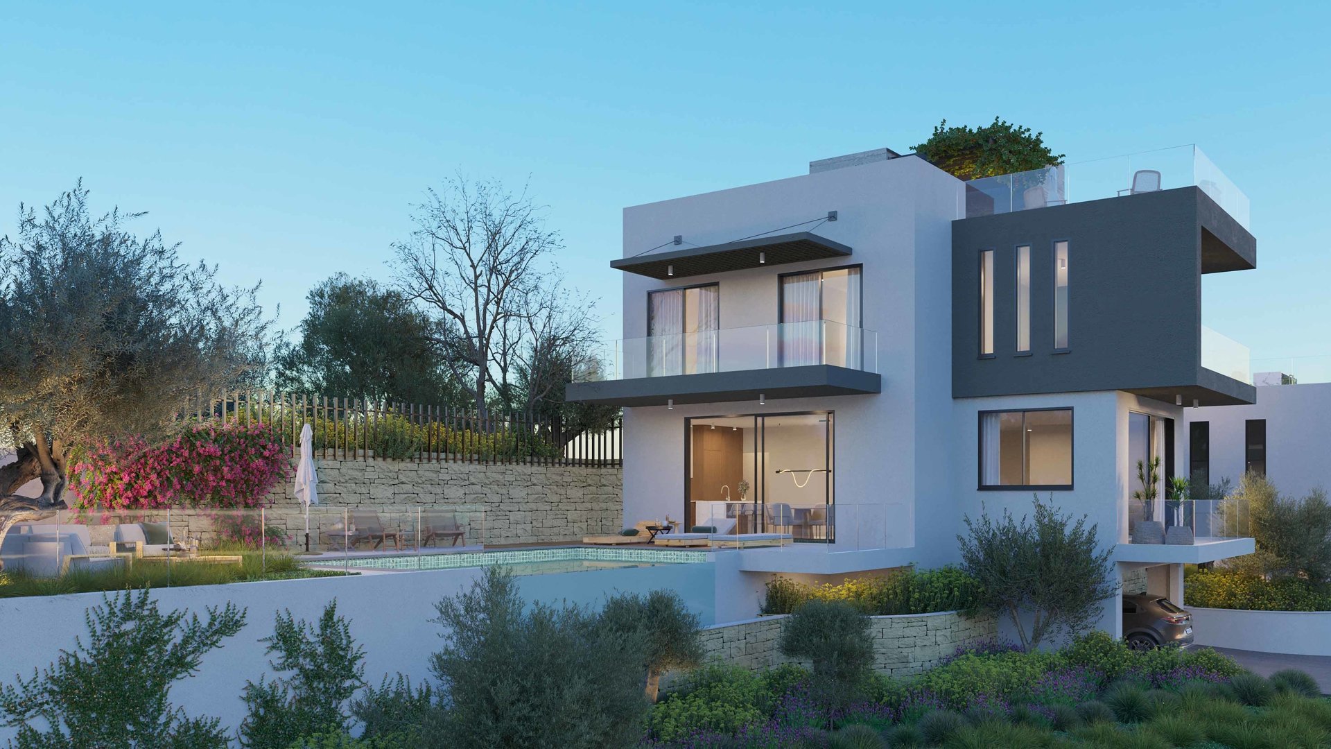 4 chambres Villa à Konia, Paphos, Chypre No. 30069