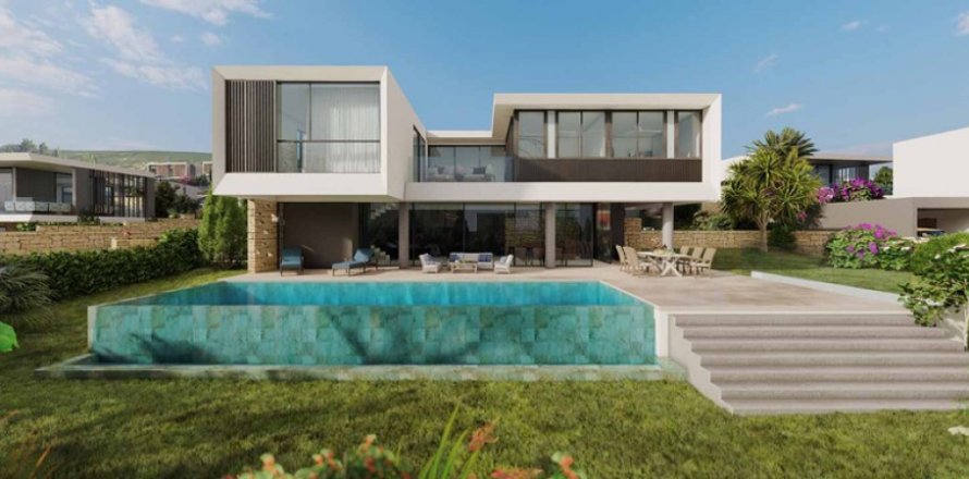 Вилла с 3 спальнями в Пафос,  № 38862