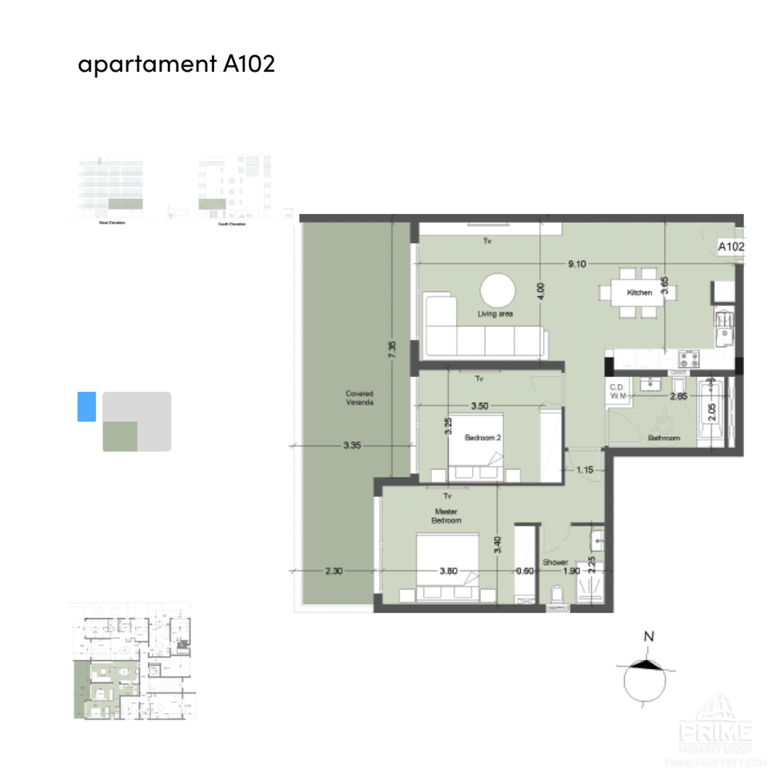 2 chambres Appartement à Potamos tis Germasogeias, Germasogeia, Limassol, Chypre No. 27040